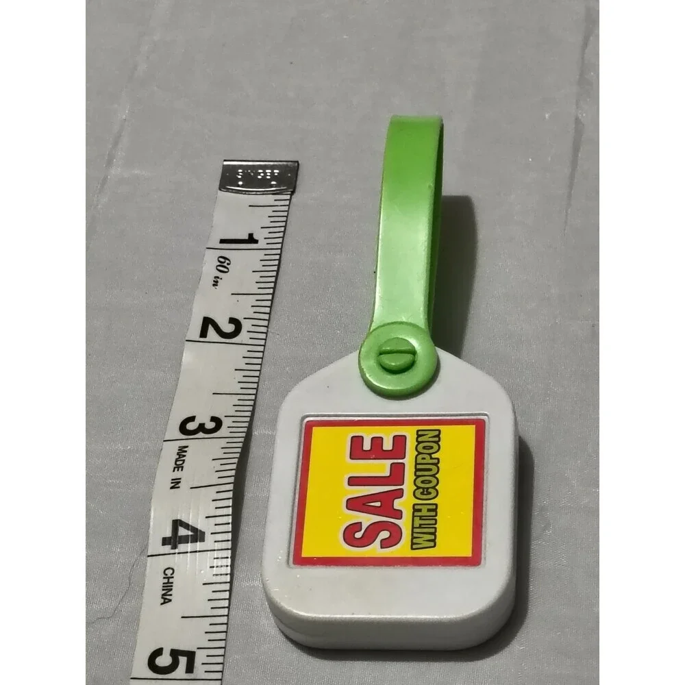 Leap Frog Grocery Store Shopping Cart Food Replacement Sale Tag Vintage 2003